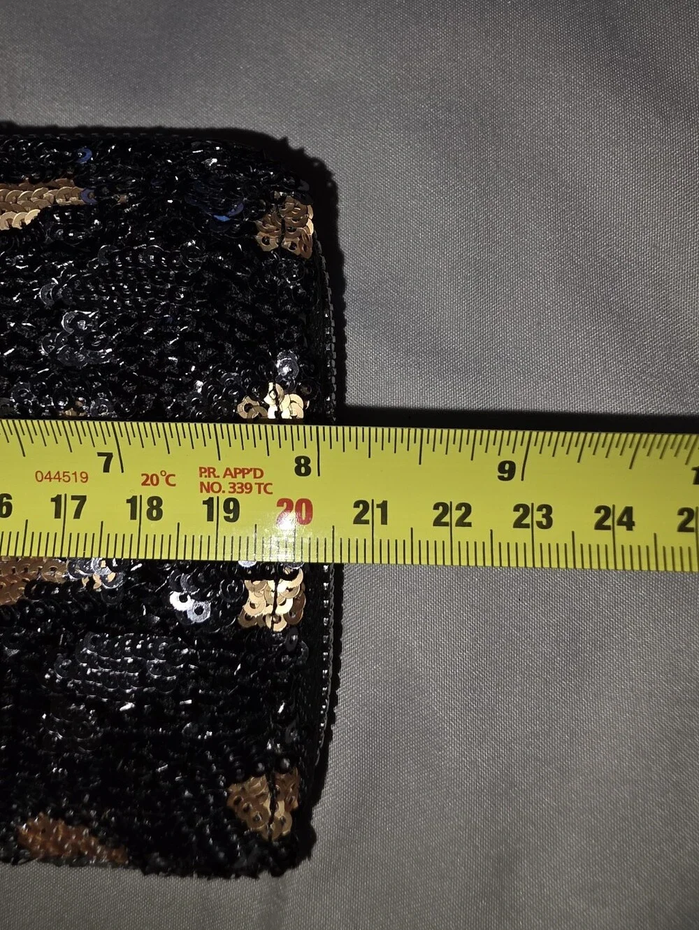 Brentano Sequin Leopard Wristlet Or Wallet NWT
